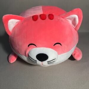 Linzy Smoochy Pals 15” Soft Plush Squishy Pink Kitty Cat Stuffed Animal Pillow